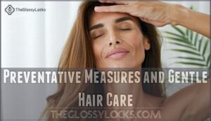 preventative measures and gentle hair care