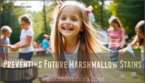 preventing future marshmallow stains