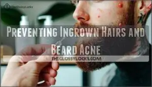 preventing ingrown hairs and beard acne