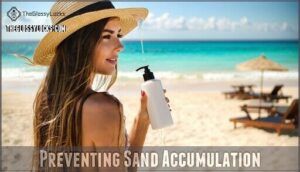 preventing sand accumulation
