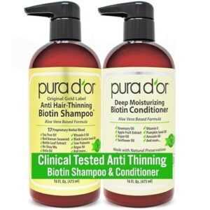 PURA D'OR Anti Thinning Biotin Shampoo B07BHCB9Y2
