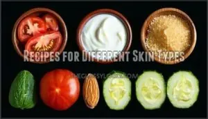 recipes for different skin types recipes for different skin types