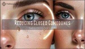 reducing closed comedones