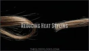reducing heat styling