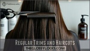 regular trims and haircuts
