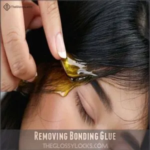 removing bonding glue