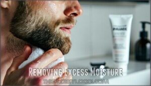 removing excess moisture