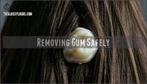 removing gum safely removing gum safely