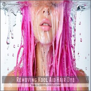 removing kool aid hair dye