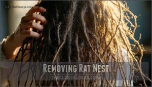 removing rat nest