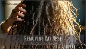 removing rat nest