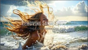 removing sand easily