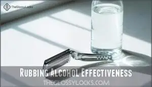 rubbing alcohol effectiveness