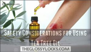 safety considerations for using tea tree oil