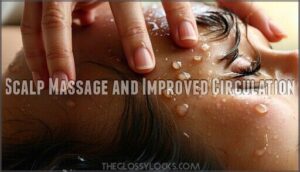 scalp massage and improved circulation
