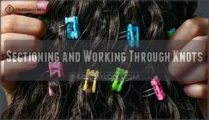 sectioning and working through knots sectioning and working through knots