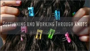 sectioning and working through knots sectioning and working through knots