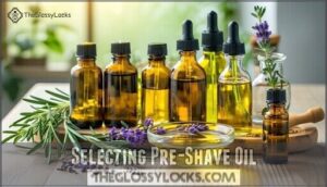 selecting pre-shave oil