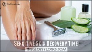 sensitive skin recovery time