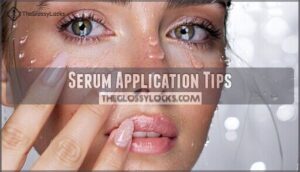 serum application tips