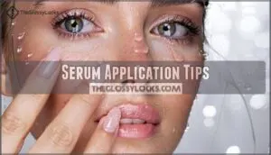 serum application tips