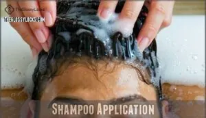 shampoo application shampoo application