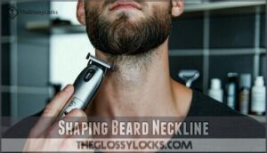 shaping beard neckline