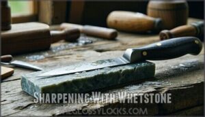 sharpening with whetstone sharpening with whetstone