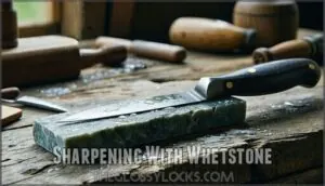 sharpening with whetstone sharpening with whetstone