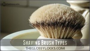 shaving brush types