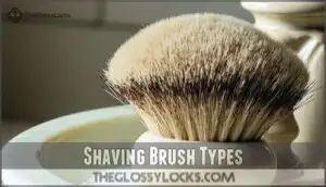 shaving brush types