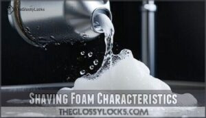 shaving foam characteristics