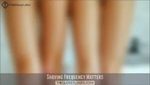 shaving frequency matters