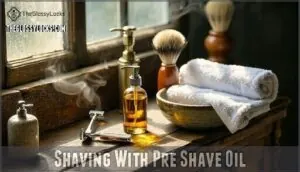 shaving with pre shave oil shaving with pre shave oil