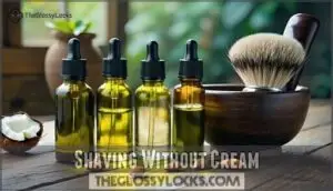 shaving without cream