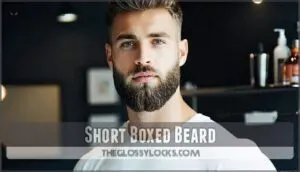 short boxed beard