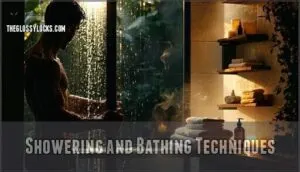 showering and bathing techniques