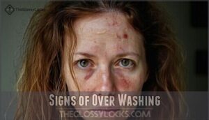 signs of over washing