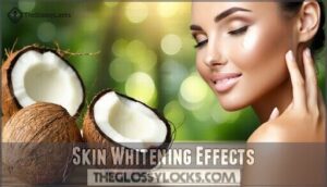 skin whitening effects