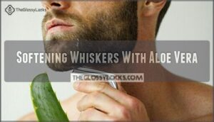 softening whiskers with aloe vera