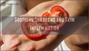 soothing sunburns and skin inflammation