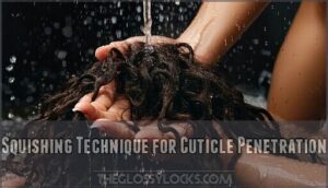 squishing technique for cuticle penetration
