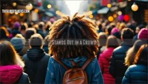 stands out in a crowd