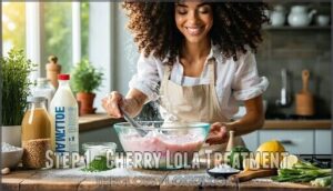 step 1 - cherry lola treatment