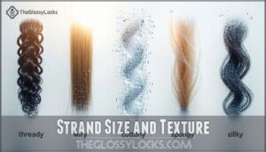 strand size and texture