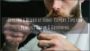 styling a beard at home