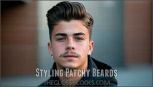 styling patchy beards