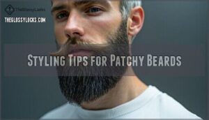 styling tips for patchy beards