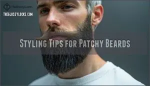 styling tips for patchy beards