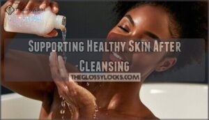 supporting healthy skin after cleansing